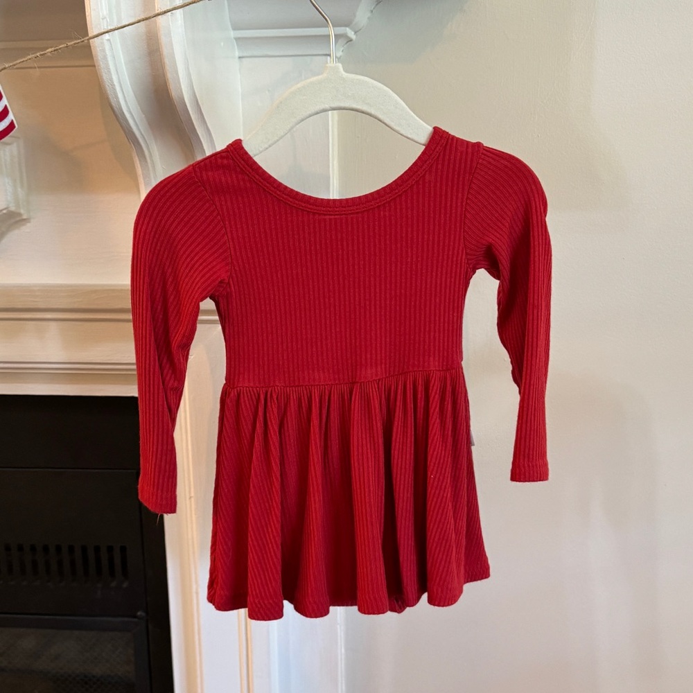 Little Sleepies holiday ribbed twirl